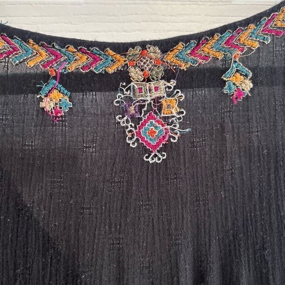 Free People Arianna Embroidered Shirt Dress - Picture 12 of 14